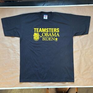 2012 Teamsters for Obama campaign T-shirt, like new unworn condition
